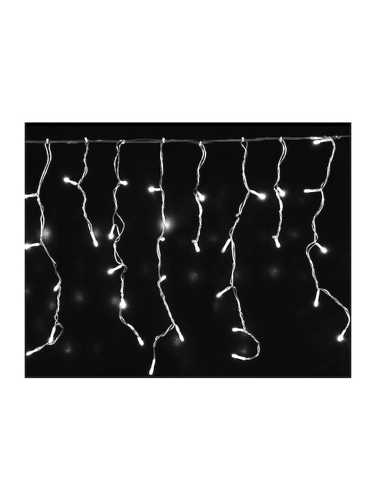 288 Λαμπάκια LED 6μ. x 60εκ. Ψυχρό Λευκό τύπου Βροχή