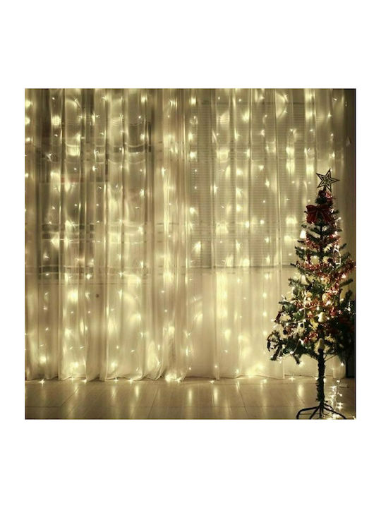 240 Λαμπάκια LED 3μ. Θερμό Λευκό τύπου Κουρτίνα