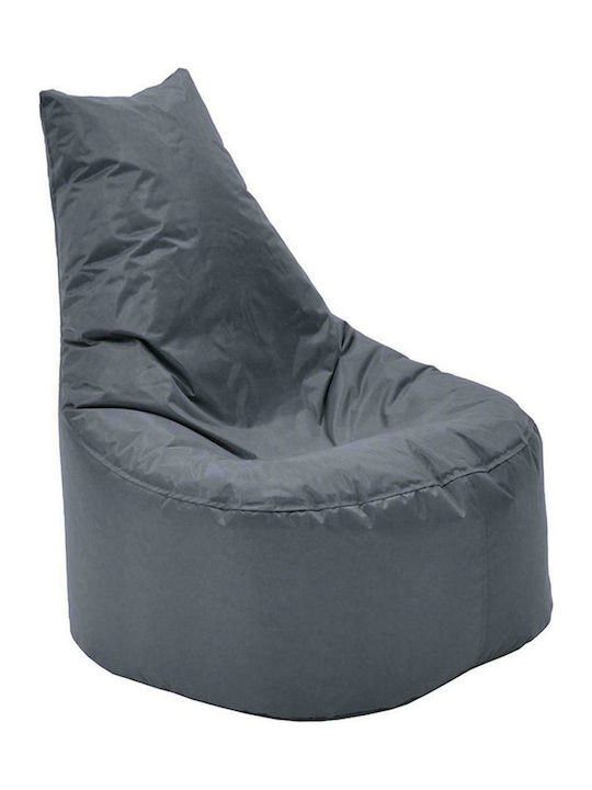 Πουφ Πολυθρόνα Αδιάβροχη Norm Pro Γκρι 65x65x80cm