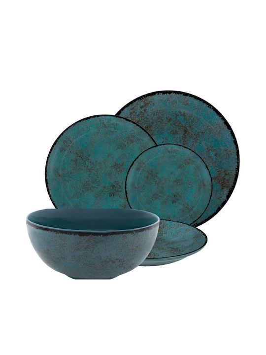 Oriana Ferelli Σερβίτσιο Πιάτων από Πορσελάνη Teal 20τμχ