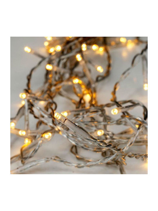 288 Λαμπάκια LED 6μ. x 60εκ. Θερμό Λευκό τύπου Βροχή