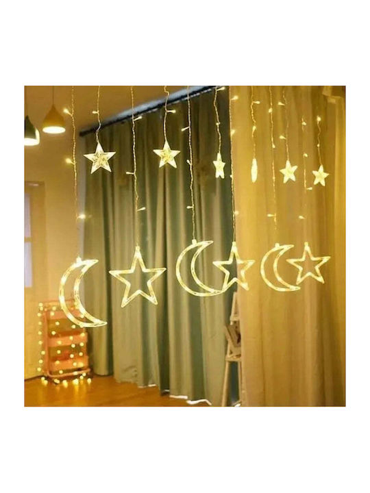 120 Λαμπάκια LED 3μ. x 90εκ. Θερμό Λευκό τύπου Κουρτίνα